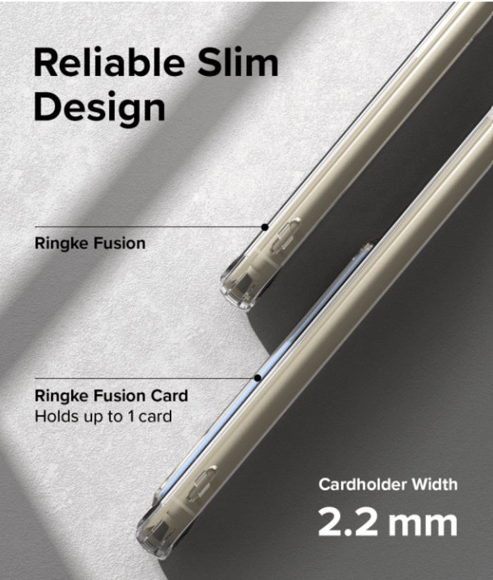 Shop and buy Ringke Fusion Card Case for Samsung Galaxy S23 (2023) holds 1 card anti-yellowing crystal clear| Casefactorie® online with great deals and sales prices with fast and safe shipping. Casefactorie is the largest Singapore official authorised retailer for the largest collection of mobile premium accessories.