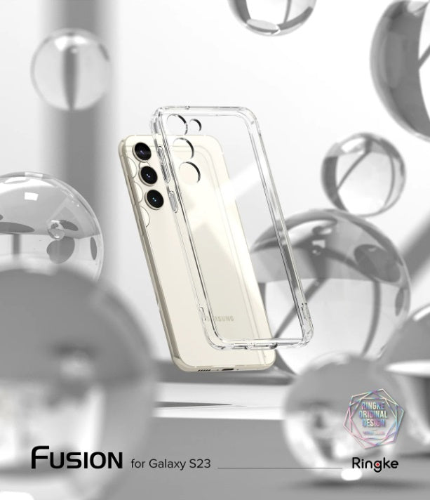 Shop and buy Ringke Fusion Case for Samsung Galaxy S23 (2023) anti-fingerprint matte finish Anti-yellowing| Casefactorie® online with great deals and sales prices with fast and safe shipping. Casefactorie is the largest Singapore official authorised retailer for the largest collection of mobile premium accessories.