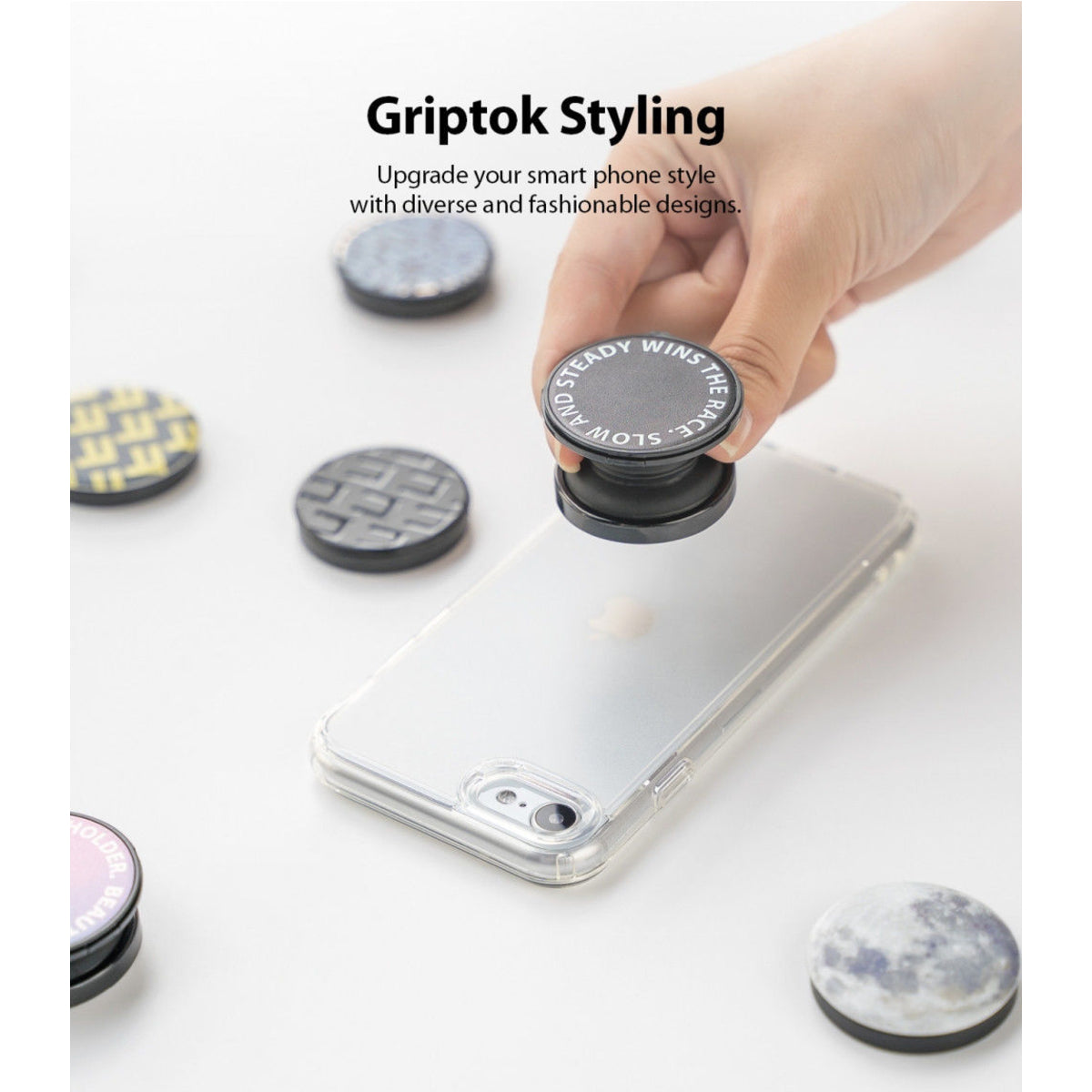 Shop and buy Ringke Griptok PopSocket with Mirror for Smart Devices Car Mount Compatible Unique Holo Ink| Casefactorie® online with great deals and sales prices with fast and safe shipping. Casefactorie is the largest Singapore official authorised retailer for the largest collection of mobile premium accessories.