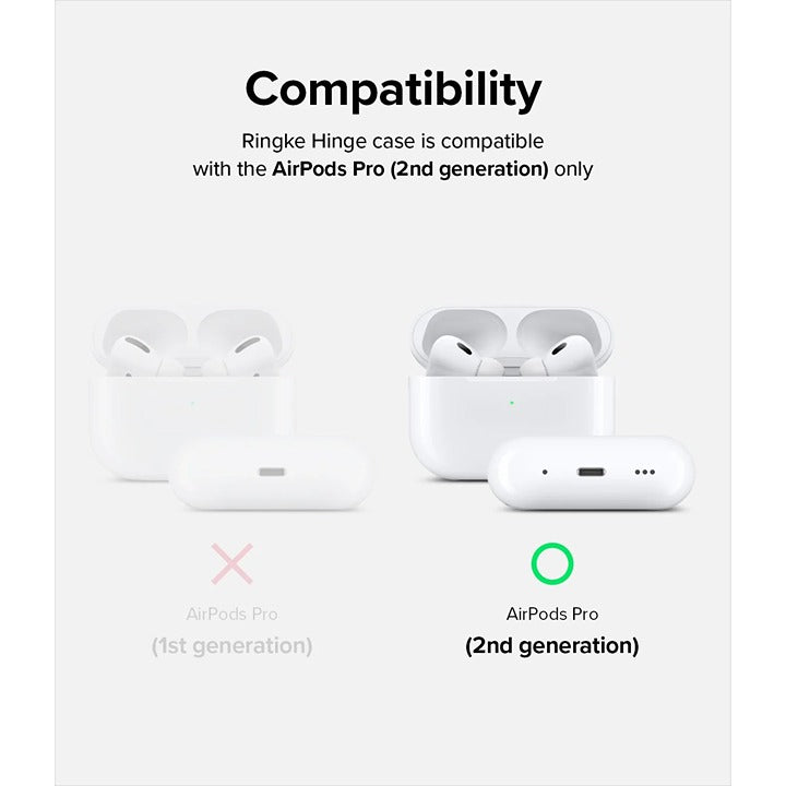 Shop and buy Ringke Hinge Case AirPods Pro 2 (2022) Impact Resistant Anti-discoloration No-case feel Lightweight| Casefactorie® online with great deals and sales prices with fast and safe shipping. Casefactorie is the largest Singapore official authorised retailer for the largest collection of mobile premium accessories.