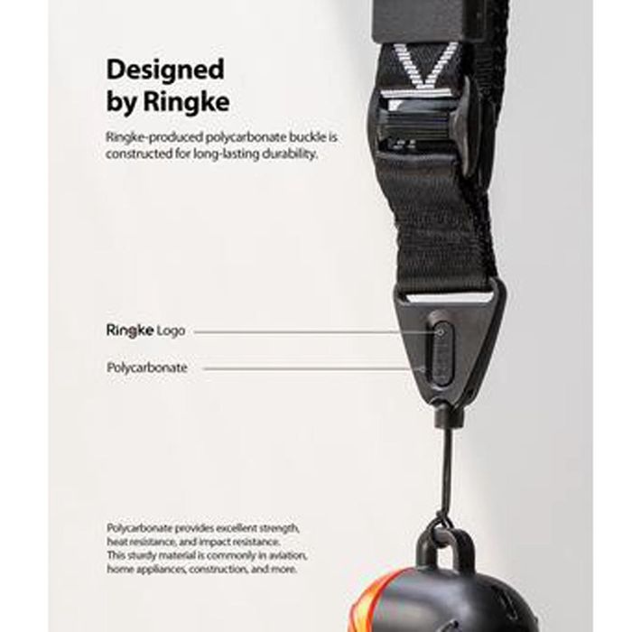 Shop and buy Ringke Lanyard Strap Lettering Go Hands-free Anti-Drop Increased phone Safety Multi-usage Adjustable| Casefactorie® online with great deals and sales prices with fast and safe shipping. Casefactorie is the largest Singapore official authorised retailer for the largest collection of mobile premium accessories.
