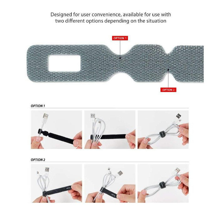 Shop and buy Ringke Magic Cable Tie/Organizer designed to readjust and reuse Organize tangling cables| Casefactorie® online with great deals and sales prices with fast and safe shipping. Casefactorie is the largest Singapore official authorised retailer for the largest collection of mobile premium accessories.