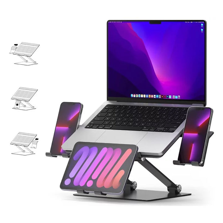 Shop and buy Ringke Outstanding Laptop Stand with Smart Phone Holder Adjustable height and angle foldable design| Casefactorie® online with great deals and sales prices with fast and safe shipping. Casefactorie is the largest Singapore official authorised retailer for the largest collection of mobile premium accessories.