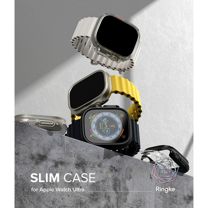 Shop and buy Ringke Slim Case for Apple Watch Ultra 49mm Impact Resistant Anti-discoloration No-case feel| Casefactorie® online with great deals and sales prices with fast and safe shipping. Casefactorie is the largest Singapore official authorised retailer for the largest collection of mobile premium accessories.