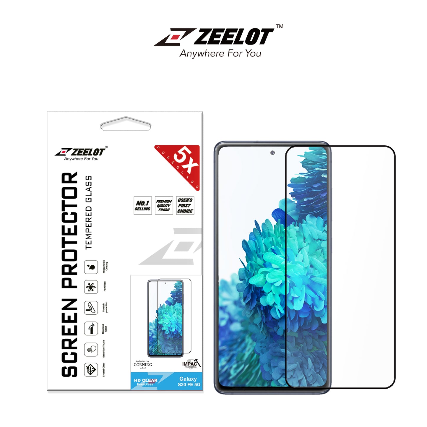 Shop and buy Zeelot PureGlass 2.5D Clear Tempered Glass Screen Protector for Samsung Galaxy S20 FE (2020) Clear| Casefactorie® online with great deals and sales prices with fast and safe shipping. Casefactorie is the largest Singapore official authorised retailer for the largest collection of mobile premium accessories.