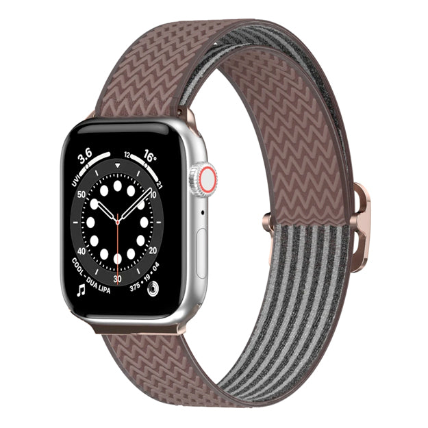 Shop and buy Switcheasy Wave Elastic Nylon Watch Loop Apple Watch 45mm/44mm/42mm woven design scratch resistant| Casefactorie® online with great deals and sales prices with fast and safe shipping. Casefactorie is the largest Singapore official authorised retailer for the largest collection of mobile premium accessories.