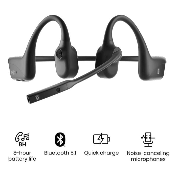 Shop and buy SHOKZ OpenComm Open-Ear Bluetooth Headphones Noise-Canceling Boom Mic 16 Hour Talk Time Quick Charge| Casefactorie® online with great deals and sales prices with fast and safe shipping. Casefactorie is the largest Singapore official authorised retailer for the largest collection of mobile premium accessories.