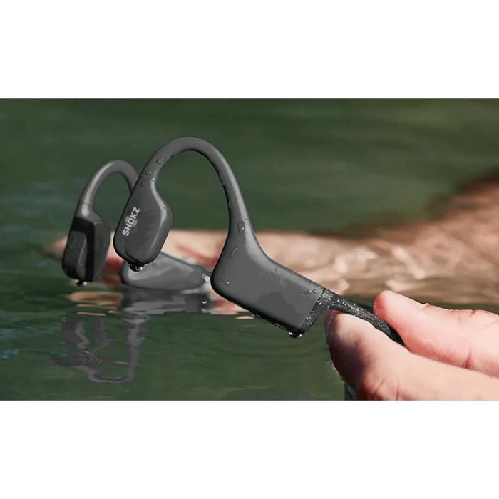 Shop and buy SHOKZ OpenSwim Open-Ear Headphones  Waterproof Comfortable Under Swim Cap 4GB MP3 Storage| Casefactorie® online with great deals and sales prices with fast and safe shipping. Casefactorie is the largest Singapore official authorised retailer for the largest collection of mobile premium accessories.