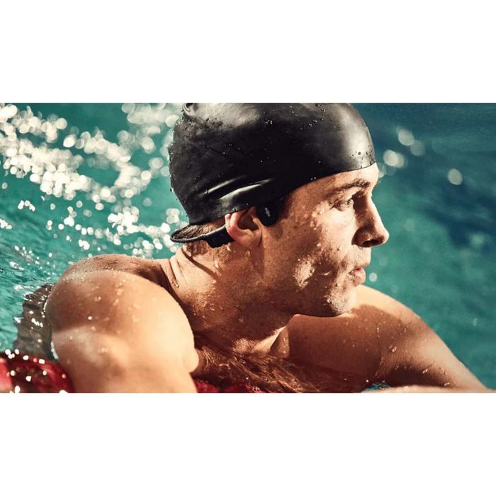 Shop and buy SHOKZ OpenSwim Open-Ear Headphones  Waterproof Comfortable Under Swim Cap 4GB MP3 Storage| Casefactorie® online with great deals and sales prices with fast and safe shipping. Casefactorie is the largest Singapore official authorised retailer for the largest collection of mobile premium accessories.