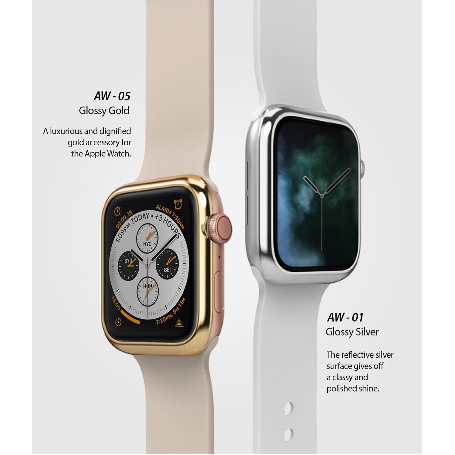 Ringke Stainless Steel Bezel Styling for Apple Watch Series 4/5/6