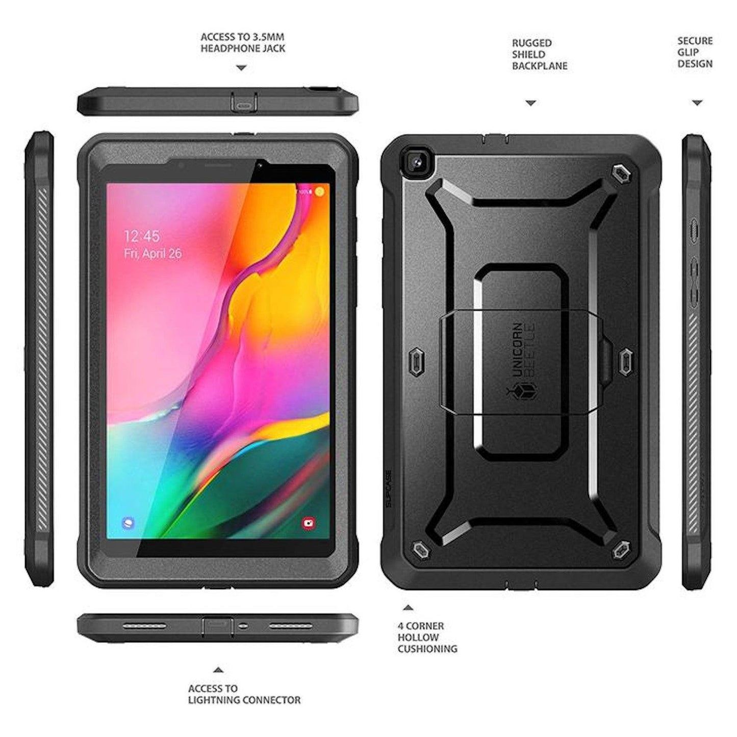 Shop and buy Supcase Unicorn Beetle Pro Rugged Case with Kickstand for Samsung Galaxy Tab A 8.0" (2019)| Casefactorie® online with great deals and sales prices with fast and safe shipping. Casefactorie is the largest Singapore official authorised retailer for the largest collection of mobile premium accessories.