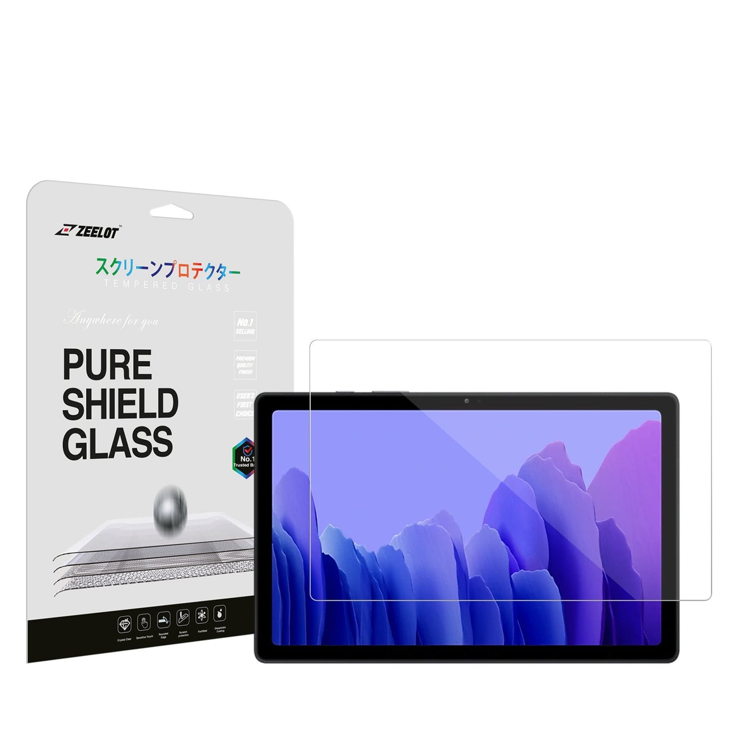 Shop and buy Zeelot PureShield 2.5D Clear Tempered Glass Screen Protector for Samsung Galaxy Tab A7 10.4" (2020)| Casefactorie® online with great deals and sales prices with fast and safe shipping. Casefactorie is the largest Singapore official authorised retailer for the largest collection of mobile premium accessories.