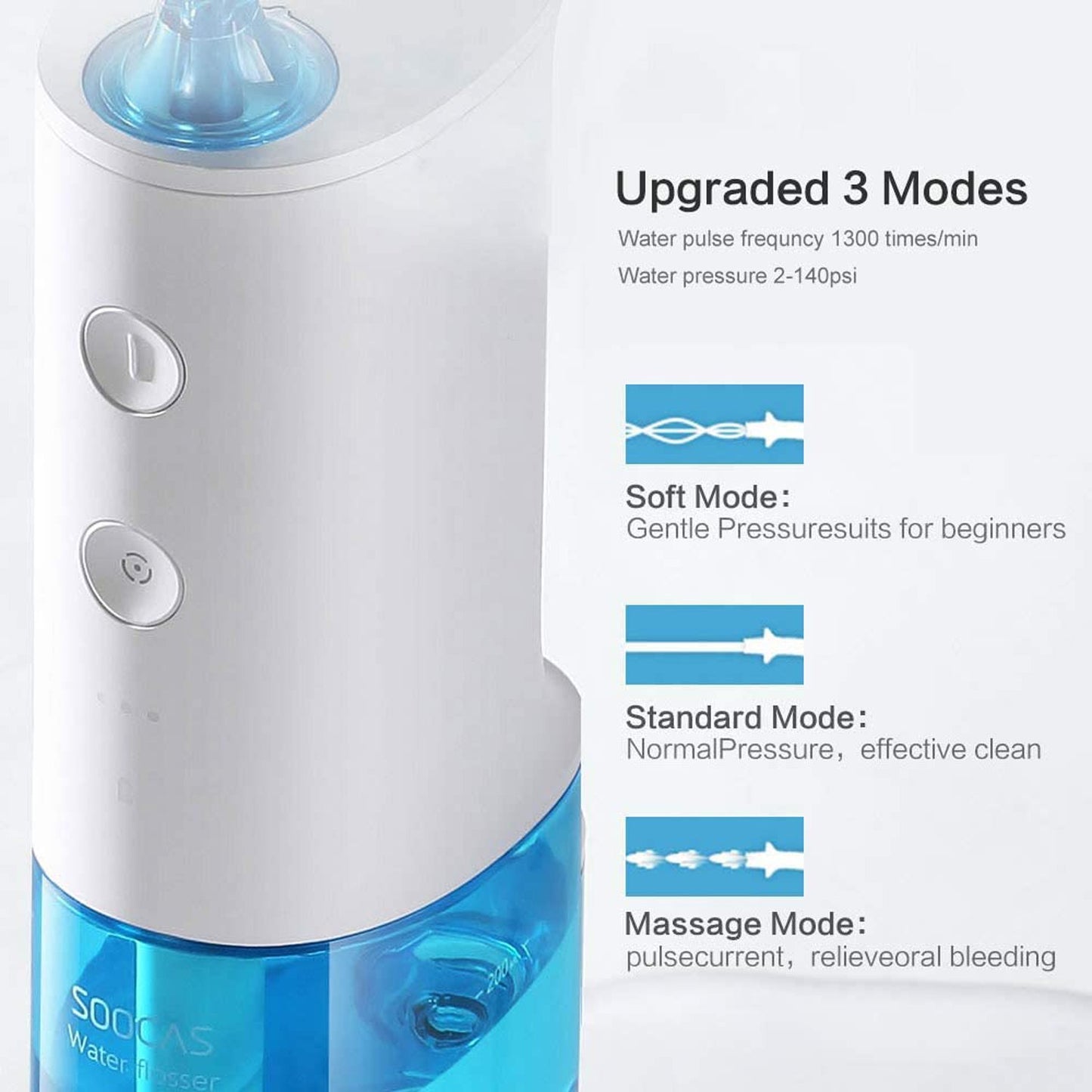Shop and buy Soocas W3 Oral Irrigator Dental Portable Water Jet Flosser| Casefactorie® online with great deals and sales prices with fast and safe shipping. Casefactorie is the largest Singapore official authorised retailer for the largest collection of mobile premium accessories, personal and home care items.