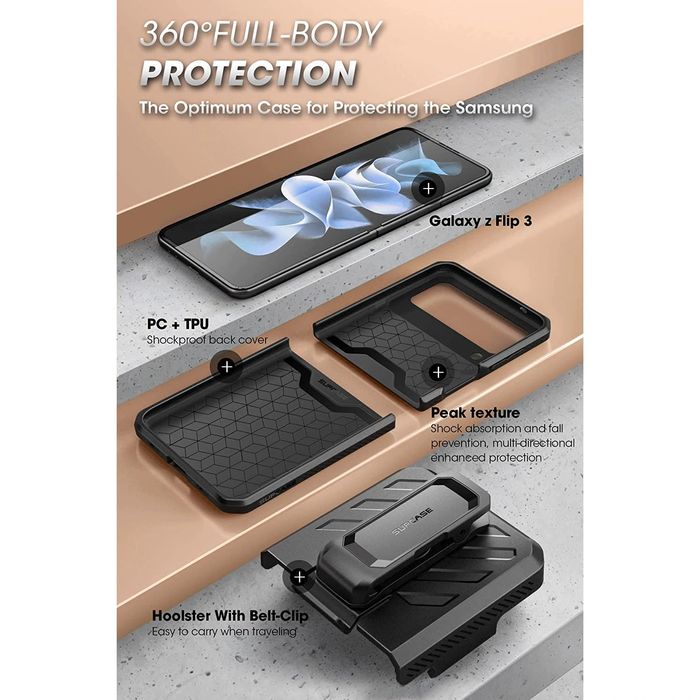 Shop and buy Supcase UB Pro Full-Body Rugged Holster Case for Samsung Galaxy Z Flip 3 5G (2021) scratch-proof | Casefactorie® online with great deals and sales prices with fast and safe shipping. Casefactorie is the largest Singapore official authorised retailer for the largest collection of mobile premium accessories.