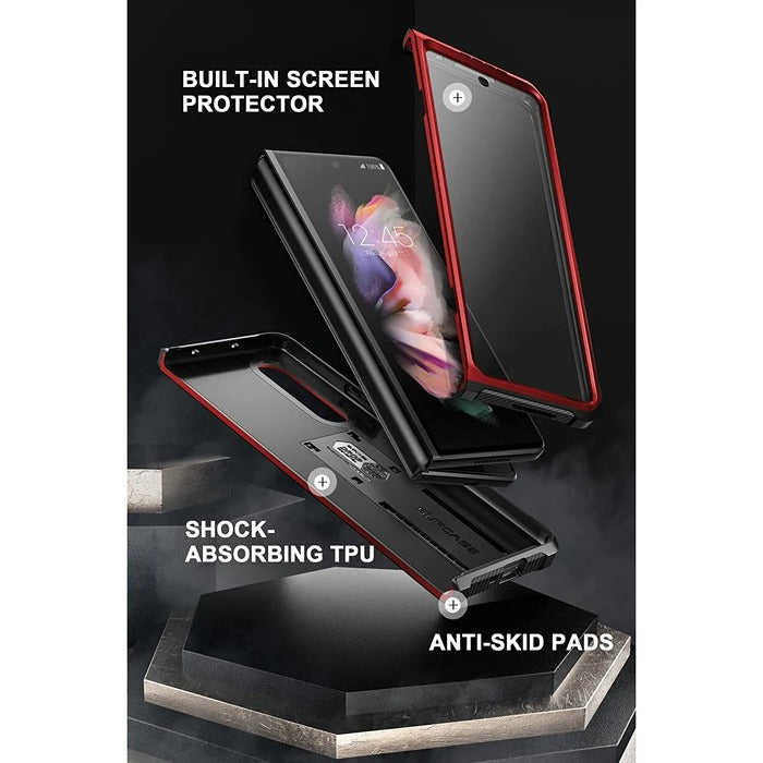 Shop and buy Supcase Unicorn Beetle Rugged Protective Case Samsung Galaxy Z Fold 3 (2021) Screen Protector| Casefactorie® online with great deals and sales prices with fast and safe shipping. Casefactorie is the largest Singapore official authorised retailer for the largest collection of mobile premium accessories.