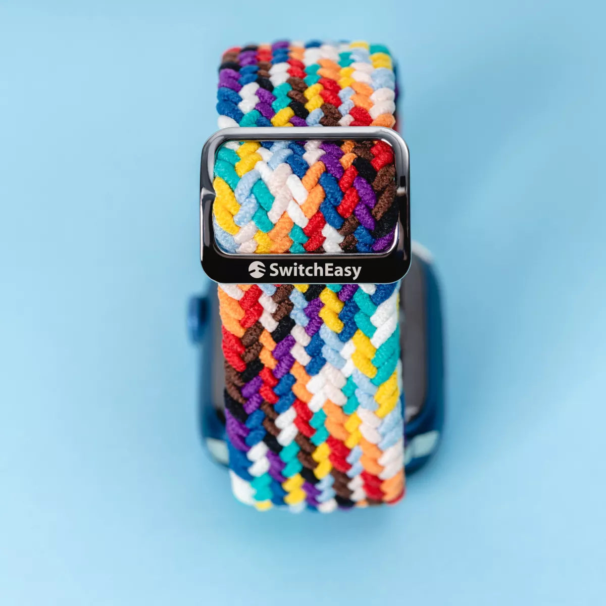 Shop and buy Switcheasy Candy Braided Nylon Watch Loop for Apple Watch 41mm/40mm/38mm rainbow scratch-resistant| Casefactorie® online with great deals and sales prices with fast and safe shipping. Casefactorie is the largest Singapore official authorised retailer for the largest collection of mobile premium accessories.