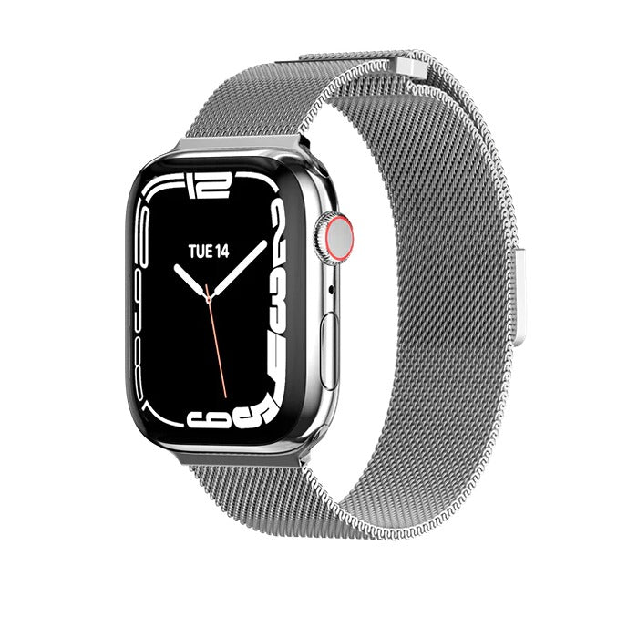 Shop and buy SwitchEasy Mesh Stainless Steel Watch Loop V2 Apple Watch 42mm/44mm/45mm/49mm Powerful magnetic clasp| Casefactorie® online with great deals and sales prices with fast and safe shipping. Casefactorie is the largest Singapore official authorised retailer for the largest collection of mobile premium accessories.