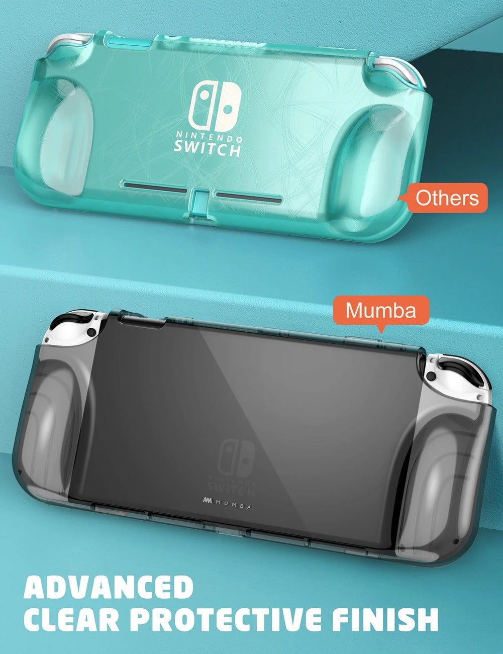 Shop and buy Mumba Thunderbolt Series Crystal Protective Case for Nintendo Switch OLED Model (2021) Shockproof| Casefactorie® online with great deals and sales prices with fast and safe shipping. Casefactorie is the largest Singapore official authorised retailer for the largest collection of mobile premium accessories.
