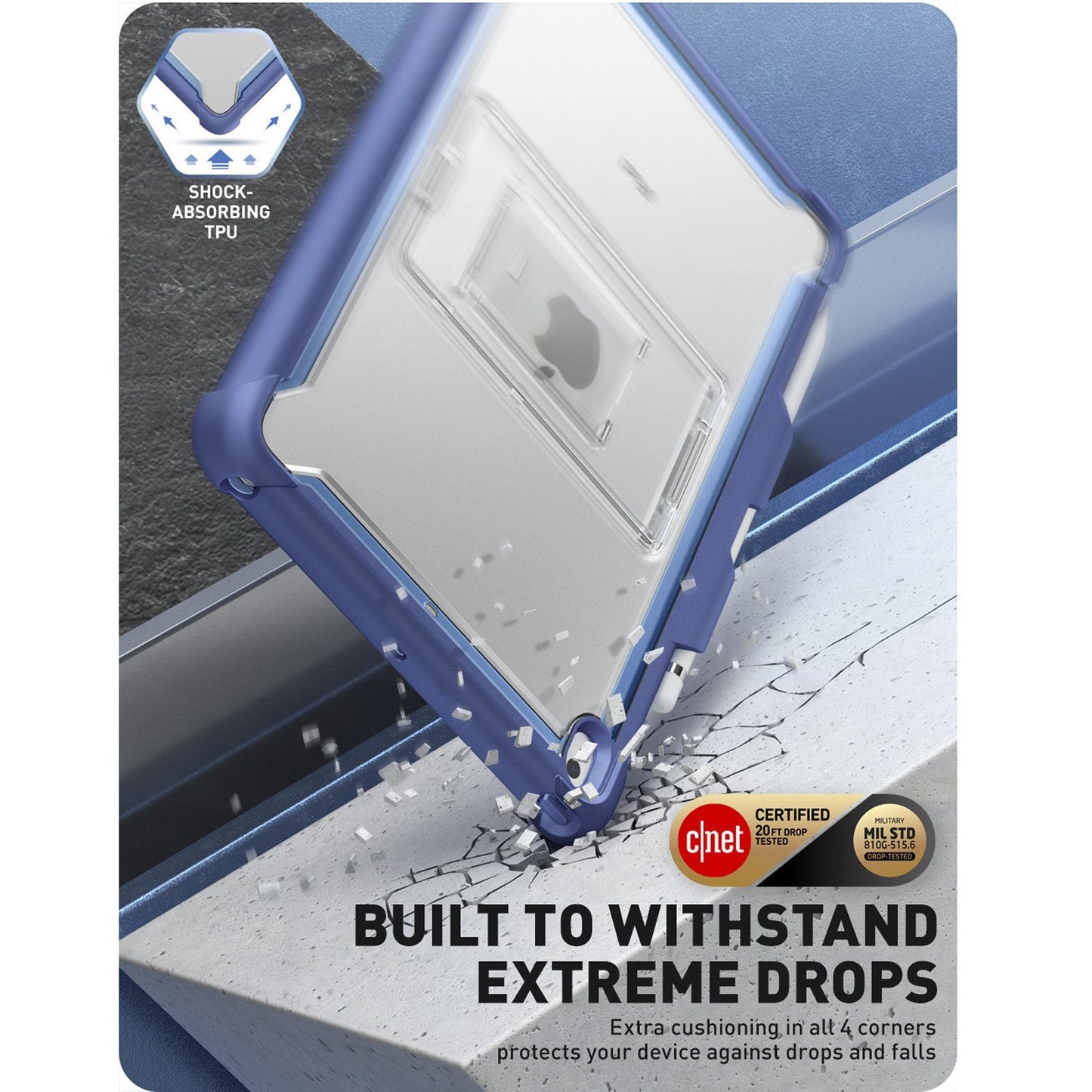Shop and buy i-Blason Ares Clear Case iPad 10.2" (2021/2020/2019) Built-in Screen Protector Multi-angle kickstand| Casefactorie® online with great deals and sales prices with fast and safe shipping. Casefactorie is the largest Singapore official authorised retailer for the largest collection of mobile premium accessories.