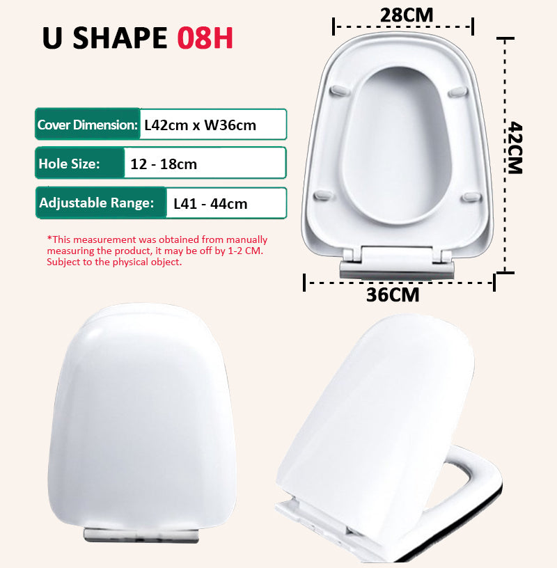 Shop and buy Slow Close Heavy Duty Toilet Seat Covers Adjustable Hole distance &Length Range 1-button Quick release| Casefactorie® online with great deals and sales prices with fast and safe shipping. Casefactorie is the largest Singapore official authorised retailer for the largest collection of household and home care items.