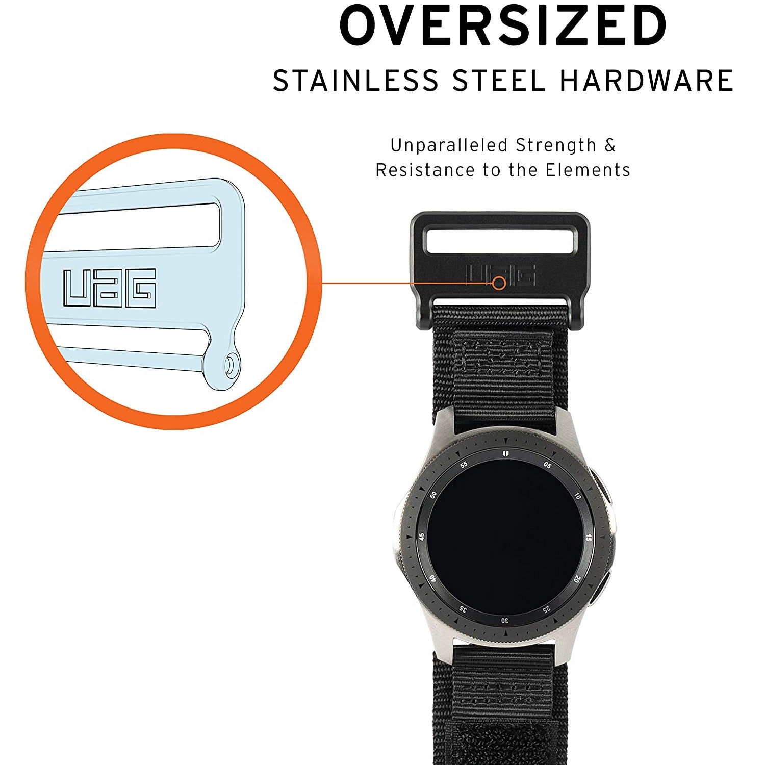 Shop and buy UAG Active Strap for Samsung Galaxy Watch 46mm/ 22mm Lugs High strength nylon weave| Casefactorie® online with great deals and sales prices with fast and safe shipping. Casefactorie is the largest Singapore official authorised retailer for the largest collection of mobile premium accessories.