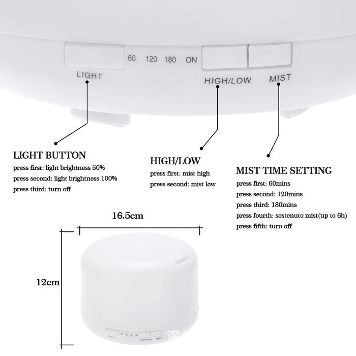 Shop and buy Ultrasonic Aromatherapy Diffuser Essential Oil Humidifier 500ML Night Light Remote Control SG Plug| Casefactorie® online with great deals and sales prices with fast and safe shipping. Casefactorie is the largest Singapore official authorised retailer for the largest collection of household and home care items.