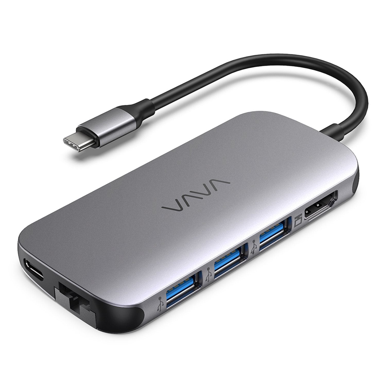 Shop and buy VAVA VA-UC006 8-in-1 USB-C Hub Adapter 4K HDMI, 1Gbps RJ45 Ethernet Port, USB 3.0, SD/TF Card Reader| Casefactorie® online with great deals and sales prices with fast and safe shipping. Casefactorie is the largest Singapore official authorised retailer for the largest collection of mobile premium accessories.