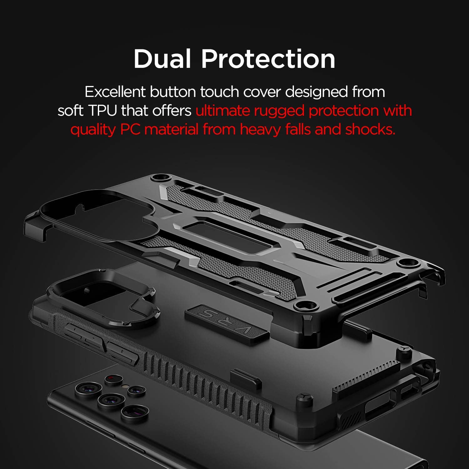 Shop and buy VRS Design Terra Guard Case for Samsung Galaxy S22 Ultra (2022) Shockproof Air Space Structure| Casefactorie® online with great deals and sales prices with fast and safe shipping. Casefactorie is the largest Singapore official authorised retailer for the largest collection of mobile premium accessories.