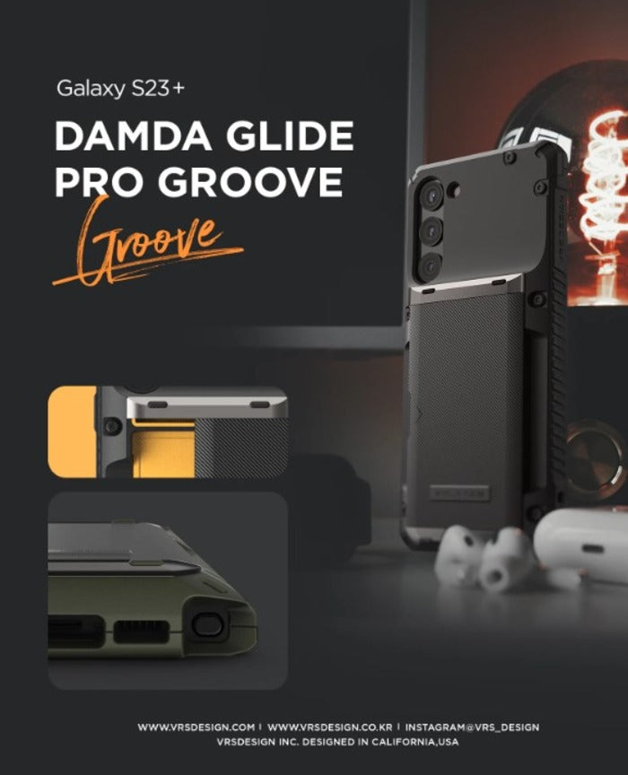 Shop and buy VRS Design Damda Glide Pro Case for Samsung Galaxy S23 Plus (2023) Cardholder Semi-auto Sliding| Casefactorie® online with great deals and sales prices with fast and safe shipping. Casefactorie is the largest Singapore official authorised retailer for the largest collection of mobile premium accessories.