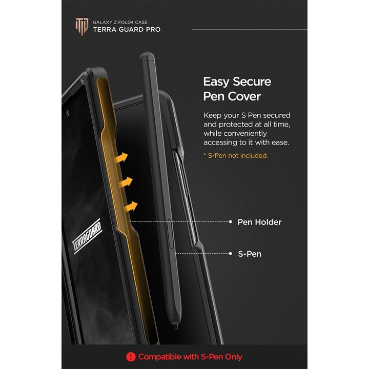 Shop and buy VRS Design Terra Guard Active Pro Case Samsung Galaxy Z Fold 4 (2022) Hinge Cover S-Pen holder| Casefactorie® online with great deals and sales prices with fast and safe shipping. Casefactorie is the largest Singapore official authorised retailer for the largest collection of mobile premium accessories.