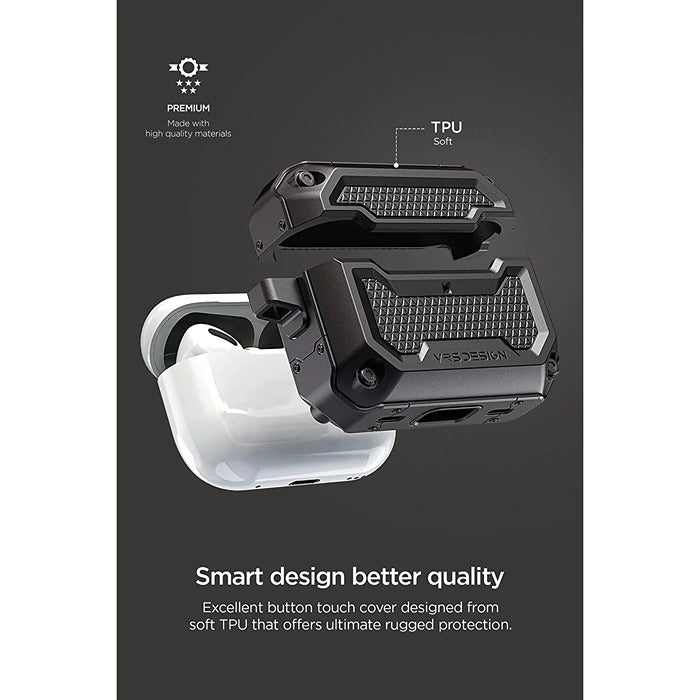 Shop and buy VRS Design Terra Guard Fit Case AirPods Pro AirPods Pro 2 (2019/ 2022) secure grip drop protection| Casefactorie® online with great deals and sales prices with fast and safe shipping. Casefactorie is the largest Singapore official authorised retailer for the largest collection of mobile premium accessories.