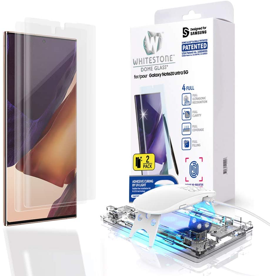 Shop and buy Whitestone Dome Tempered Glass Screen Protector for Samsung Galaxy Note 20 Ultra (2020) (2 Pack)| Casefactorie® online with great deals and sales prices with fast and safe shipping. Casefactorie is the largest Singapore official authorised retailer for the largest collection of mobile premium accessories.