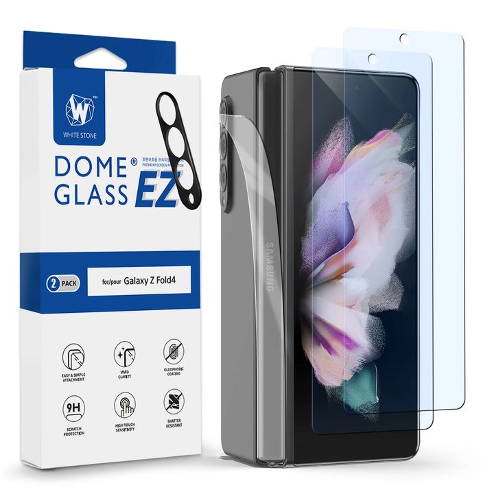 Shop and buy Whitestone Dome EZ Tempered Glass Screen Protector for Samsung Galaxy Z Fold 4 (2022) (2 Pack)| Casefactorie® online with great deals and sales prices with fast and safe shipping. Casefactorie is the largest Singapore official authorised retailer for the largest collection of mobile premium accessories.