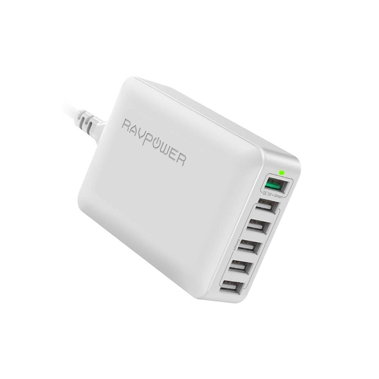 Shop and buy RAVPower RP-PC029 60W Desktop Charger with Quick Charge 3.0 6 USB Charging Ports 100% safe charging| Casefactorie® online with great deals and sales prices with fast and safe shipping. Casefactorie is the largest Singapore official authorised retailer for the largest collection of mobile premium accessories.