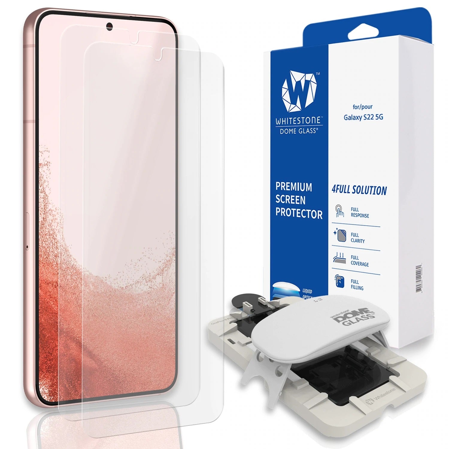 Shop and buy Whitestone Dome Tempered Glass Screen Protector for Samsung Galaxy S22 (2022) (2 Pack) Clear| Casefactorie® online with great deals and sales prices with fast and safe shipping. Casefactorie is the largest Singapore official authorised retailer for the largest collection of mobile premium accessories.