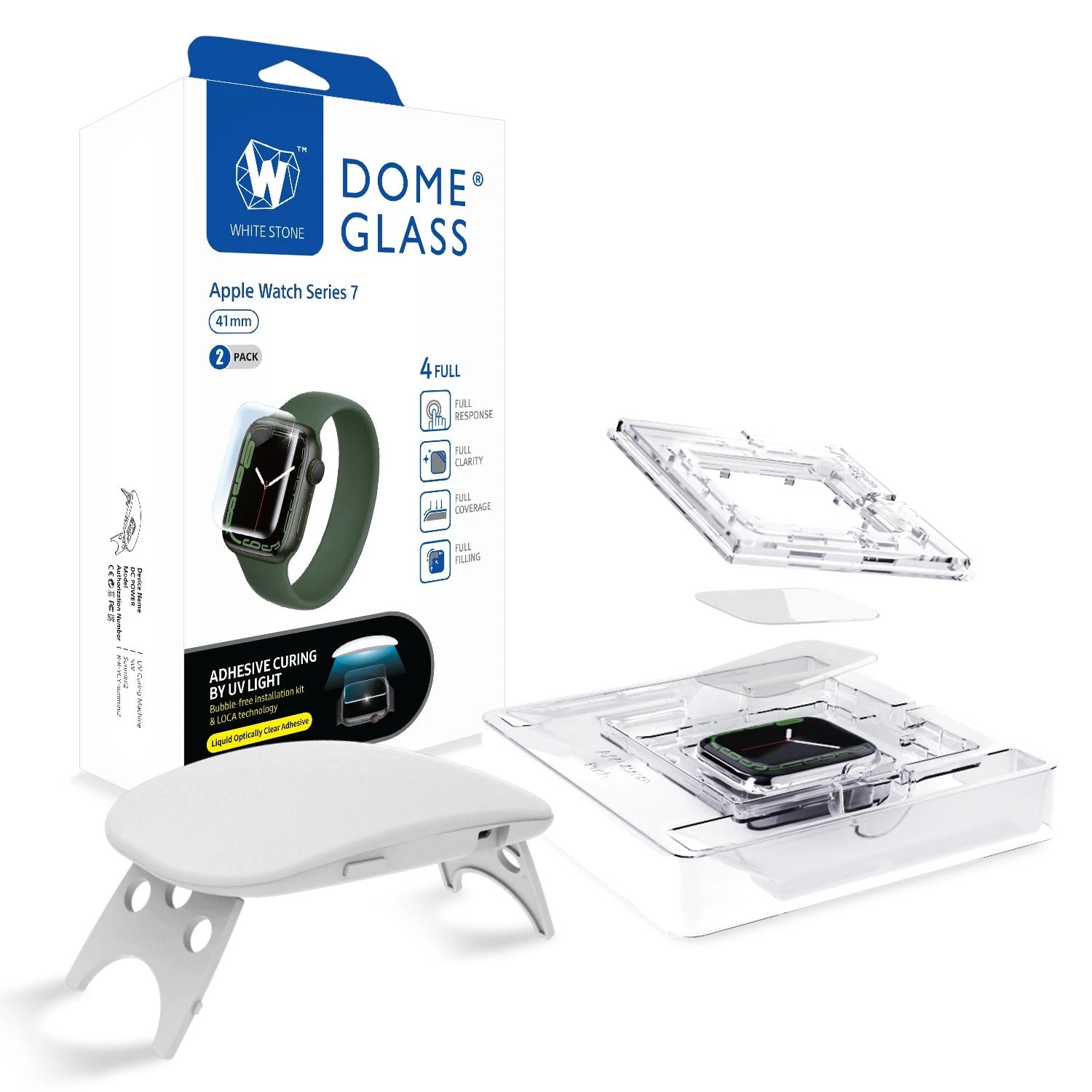 Shop and buy Whitestone Dome Glass Tempered Glass Screen Protector for Apple Watch Series 7 (41/45mm)| Casefactorie® online with great deals and sales prices with fast and safe shipping. Casefactorie is the largest Singapore official authorised retailer for the largest collection of mobile premium accessories.