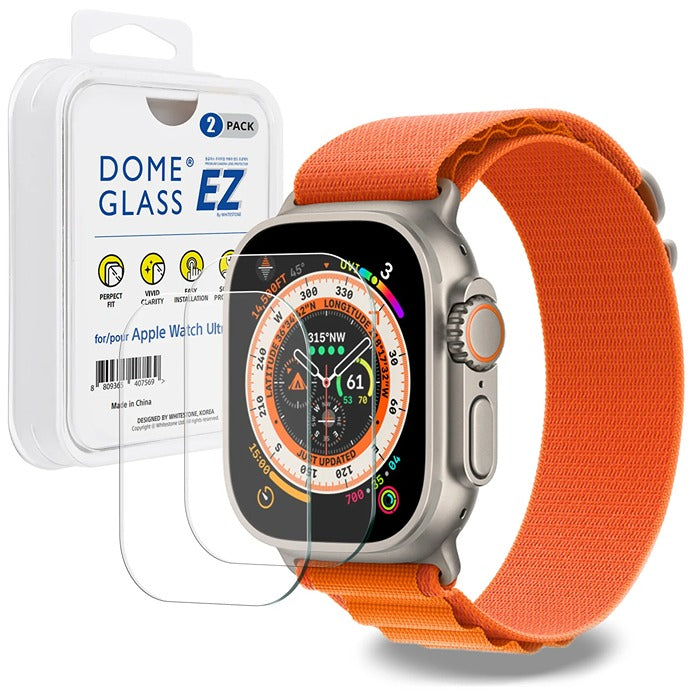 Shop and buy Whitestone Dome Tempered Glass Screen Protector for Apple Watch Ultra 49mm (2 Pack) Clear| Casefactorie® online with great deals and sales prices with fast and safe shipping. Casefactorie is the largest Singapore official authorised retailer for the largest collection of mobile premium accessories.