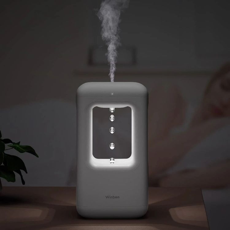 Anti-gravity Water Drop Humidifier with Atmosphere Light Portable