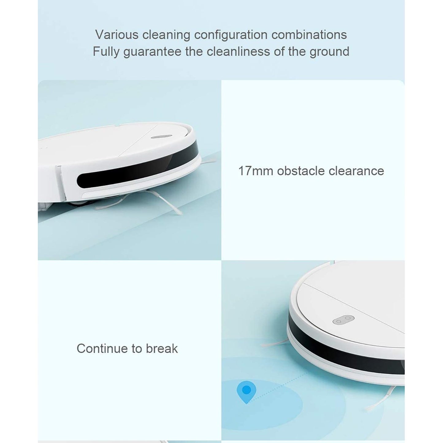Shop and buy Xiaomi Mijia G1 2-in-1 Robot Essential Vacuum & Mop 2200Pa Power Suction Navigation with Mi Home App Control| Casefactorie® online with great deals and sales prices with fast and safe shipping. Casefactorie is the largest Singapore official authorised retailer for the largest collection of personal and home care items.