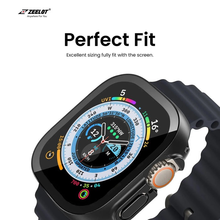 Shop and buy ZEELOT PIshield Full Protection 2-in-1 Case Apple Watch Ultra 49mm with Built-In Tempered Glass| Casefactorie® online with great deals and sales prices with fast and safe shipping. Casefactorie is the largest Singapore official authorised retailer for the largest collection of mobile premium accessories.