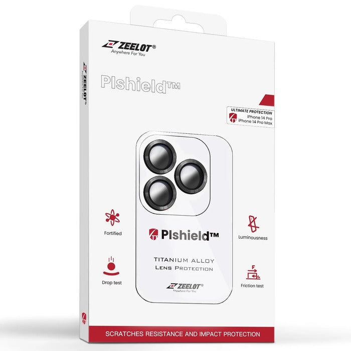 Shop and buy ZEELOT Pishield Titanium Alloy Lens Protector for iPhone 14 Pro/14 Pro Max (2022) Anti-Scratch| Casefactorie® online with great deals and sales prices with fast and safe shipping. Casefactorie is the largest Singapore official authorised retailer for the largest collection of mobile premium accessories.