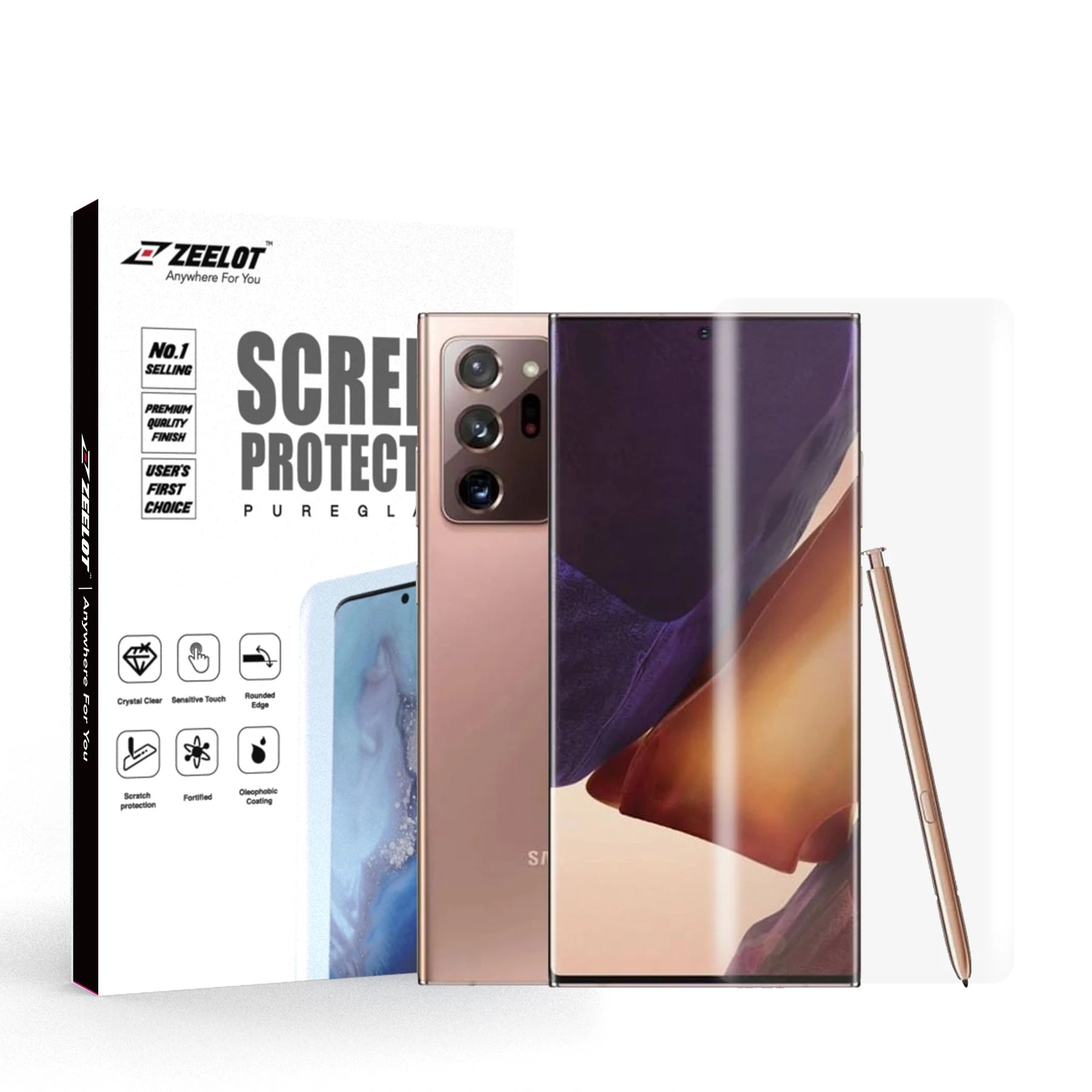 Shop and buy ZEELOT PureGlass 3D Clear LOCA Corning Tempered Glass Screen Protector for Samsung Galaxy Note 20 Ultra 5G (2020)| Casefactorie® online with great deals and sales prices with fast and safe shipping. Casefactorie is the largest Singapore official authorised retailer for the largest collection of mobile premium accessories.