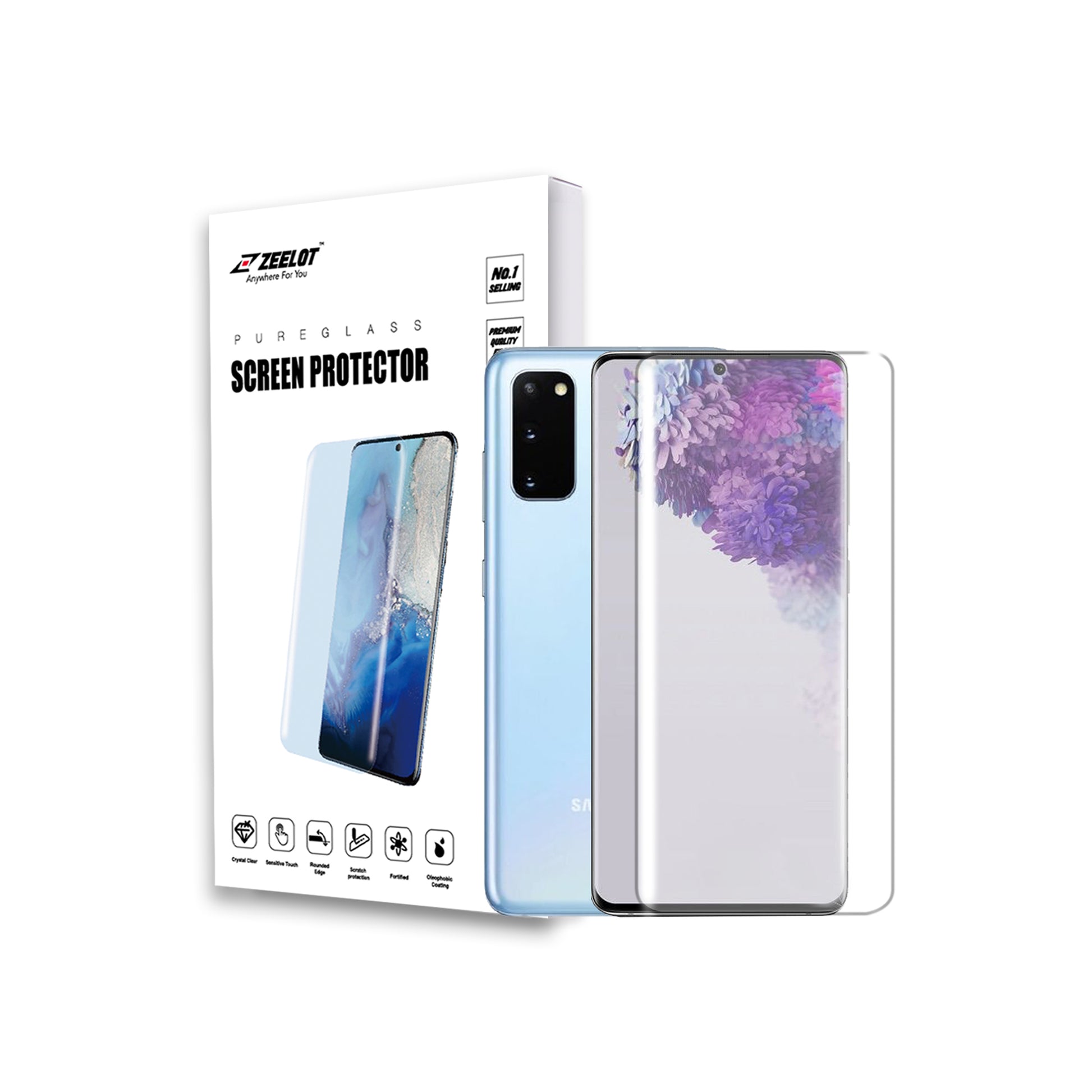 Shop and buy ZEELOT PureGlass Anti-Glare Matte LOCA Tempered Glass Screen Protector for Samsung Galaxy S20 (2020)| Casefactorie® online with great deals and sales prices with fast and safe shipping. Casefactorie is the largest Singapore official authorised retailer for the largest collection of mobile premium accessories.