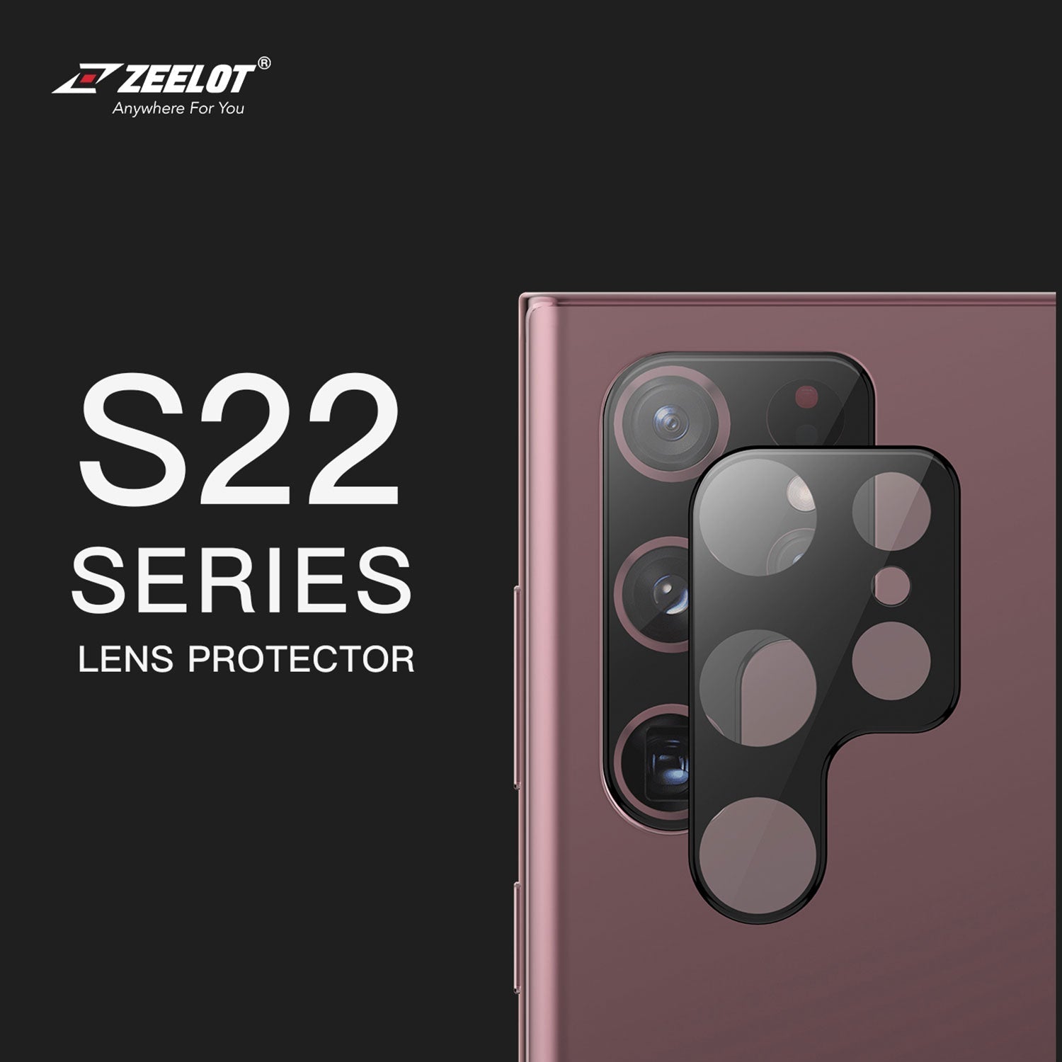 Shop and buy Zeelot Integrated Camera Lens Protector Samsung Galaxy S22 Ultra (2022) Ultra-Clear Scratch-resistant| Casefactorie® online with great deals and sales prices with fast and safe shipping. Casefactorie is the largest Singapore official authorised retailer for the largest collection of mobile premium accessories.