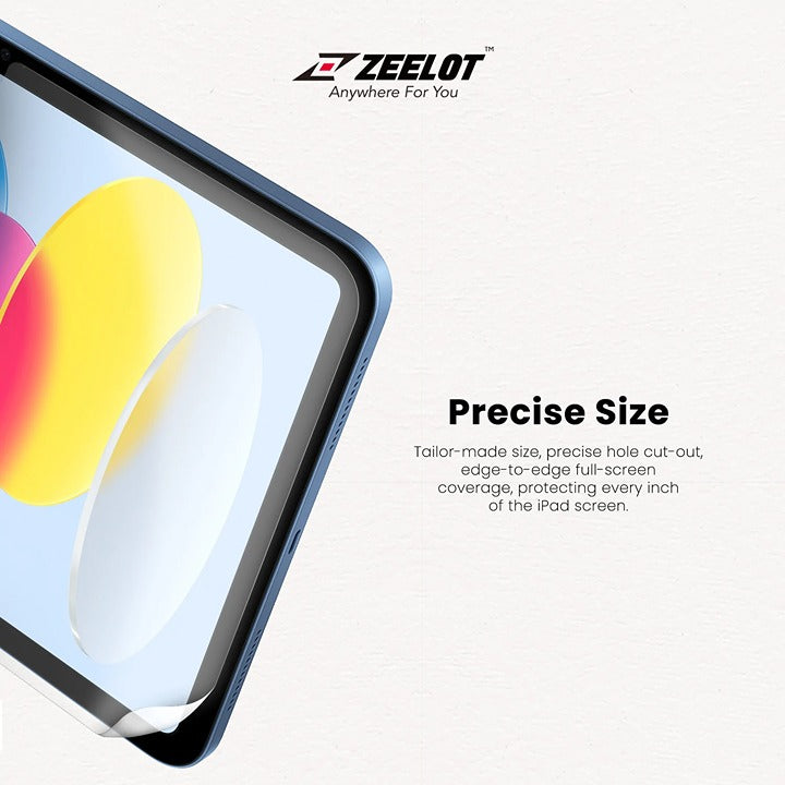 Shop and buy ZEELOT Paper Like Screen Protector for iPad 10th Gen 10.9" (2022) Anti-Glare Matte Anti-Blue Ray| Casefactorie® online with great deals and sales prices with fast and safe shipping. Casefactorie is the largest Singapore official authorised retailer for the largest collection of mobile premium accessories.