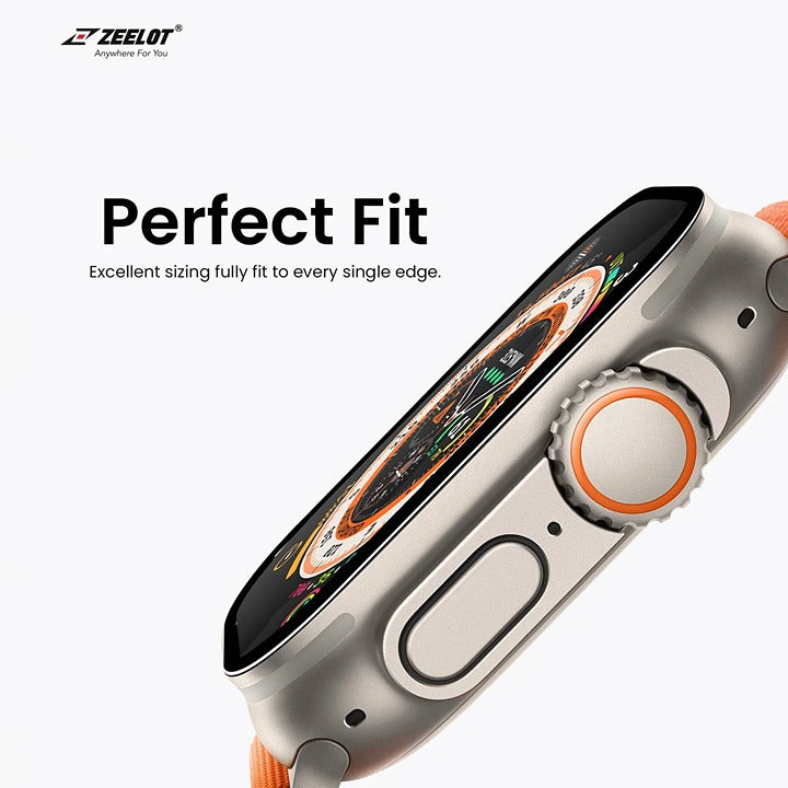 Shop and buy Zeelot PIshield Tempered Glass Screen Protector Apple Watch Ultra 49mm Retina Clear Anti-Scratch| Casefactorie® online with great deals and sales prices with fast and safe shipping. Casefactorie is the largest Singapore official authorised retailer for the largest collection of mobile premium accessories.