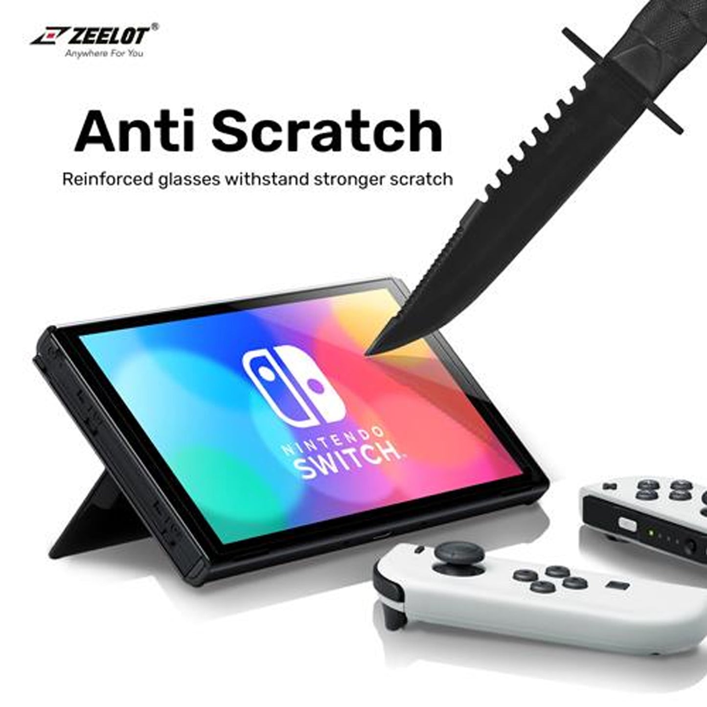 Shop and buy ZEELOT PureGlass Tempered Glass Screen Protector for Nintendo Switch OLED (2021) HD Clear| Casefactorie® online with great deals and sales prices with fast and safe shipping. Casefactorie is the largest Singapore official authorised retailer for the largest collection of mobile premium accessories.