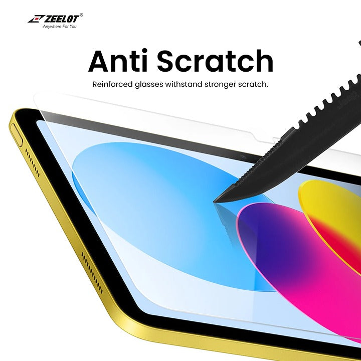 Shop and buy ZEELOT SOLIDsleek 2.5D Tempered Glass Screen Protector for iPad 10th Gen 10.9" (2022) Clear| Casefactorie® online with great deals and sales prices with fast and safe shipping. Casefactorie is the largest Singapore official authorised retailer for the largest collection of mobile premium accessories.