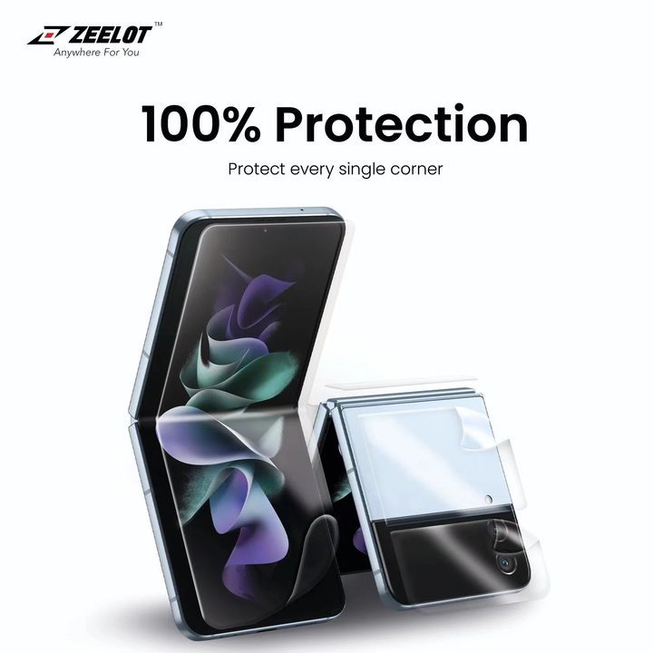 Shop and buy Zeelot PureShield Nano Film Screen Protector Samsung Galaxy Z Flip 4 (2022) (5-in-1) Ultra Clear| Casefactorie® online with great deals and sales prices with fast and safe shipping. Casefactorie is the largest Singapore official authorised retailer for the largest collection of mobile premium accessories.