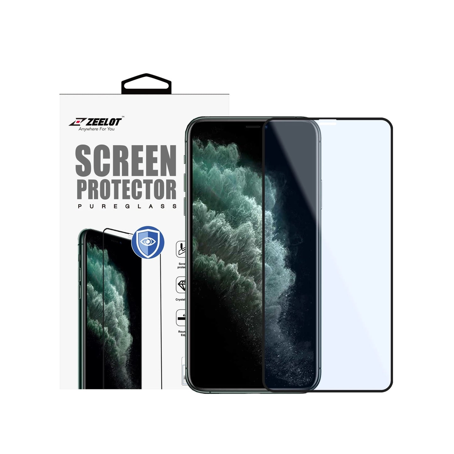 Shop and buy Zeelot PureGlass 2.5D Anti-Blue Ray Tempered Glass Screen Protector for iPhone 11 Pro (2019)| Casefactorie® online with great deals and sales prices with fast and safe shipping. Casefactorie is the largest Singapore official authorised retailer for the largest collection of mobile premium accessories.